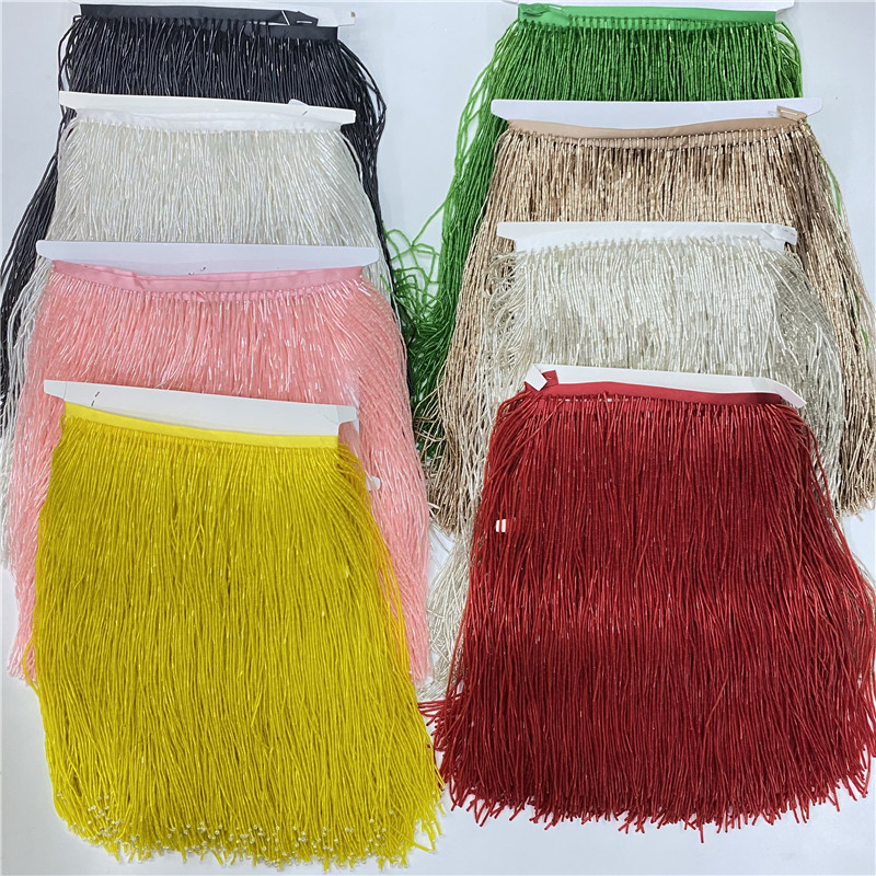 Beaded Trim Fringe - 2Metros/Lot 30Cm Breed Hoge Kwaliteit Kwasten