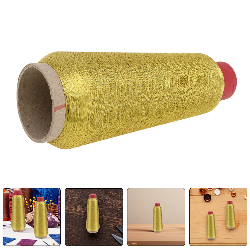 Embroidery Craft - 2 Rollen Premium Gouden Metallic Naaimachine