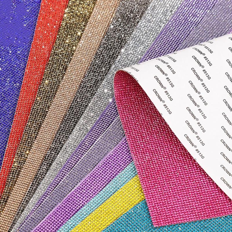 Hotfix Rhinestone Sheet - 12x20cm zelfklevende strass sticker tape DIY