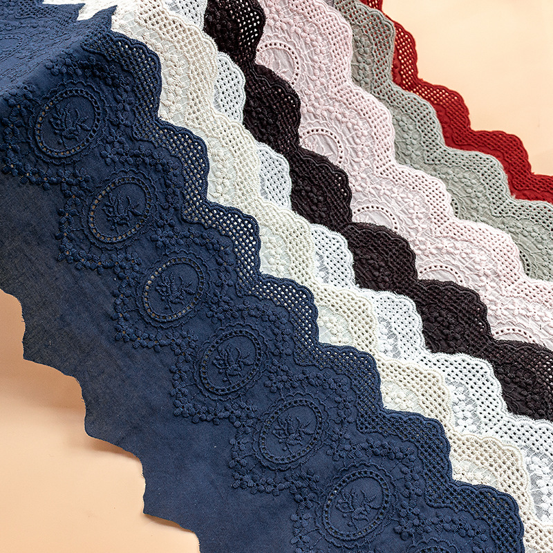 Lace Ribbon Trim - 2Yards Kleurrijke Katoen Geborduurde Kant Netto