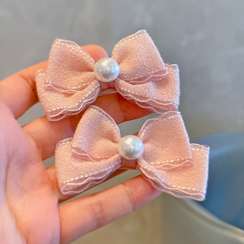 Lace Ribbon Trim - 48 stks/partij Kant Trim Strik Haarspeldjes