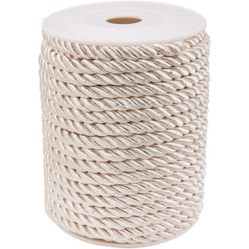 Cord Trim Twisted - Ongeveer 50 voet ambachtelijk nylon touw