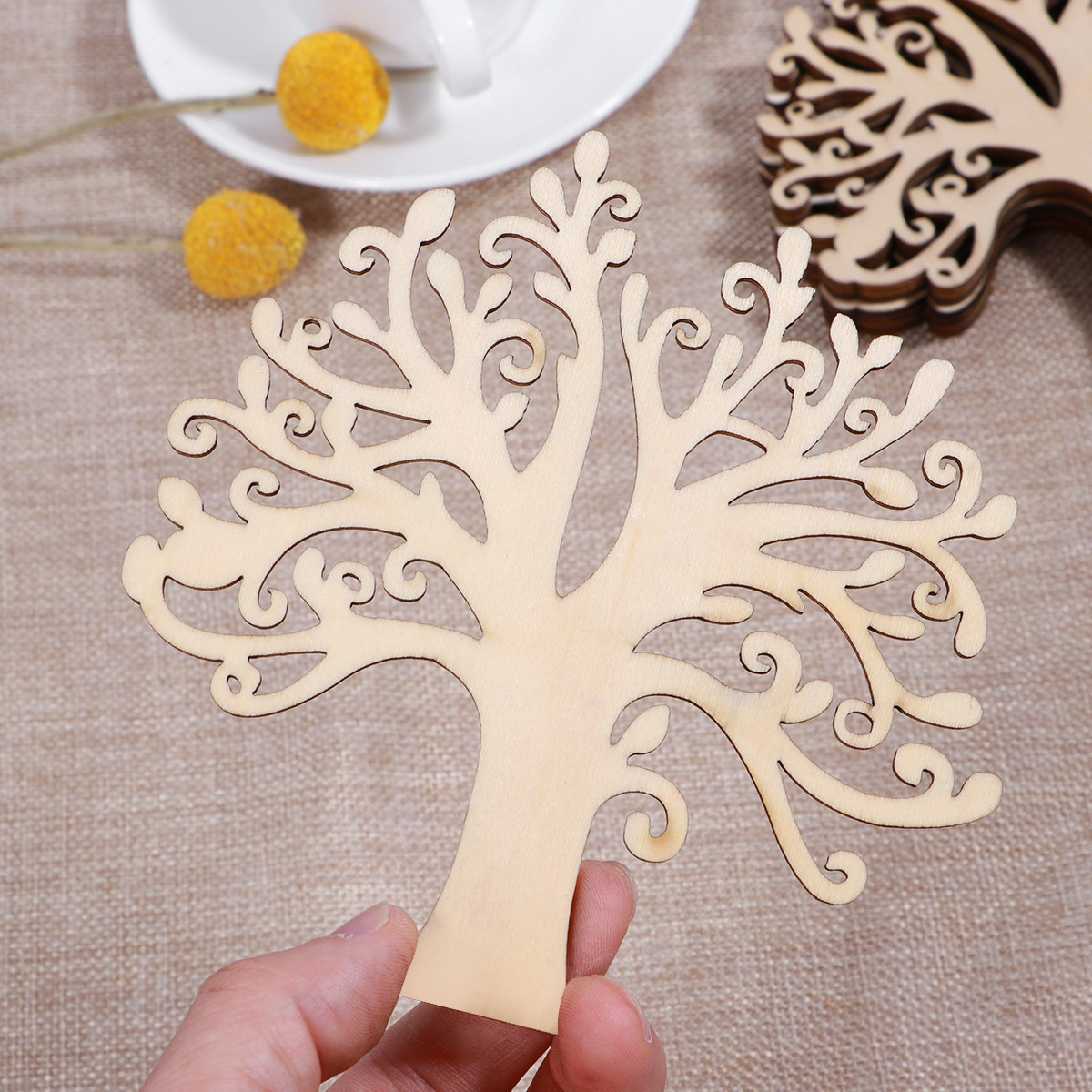 10 stuks onbewerkte houten boo - Christmas Craft Embellishment recensie en prijs
