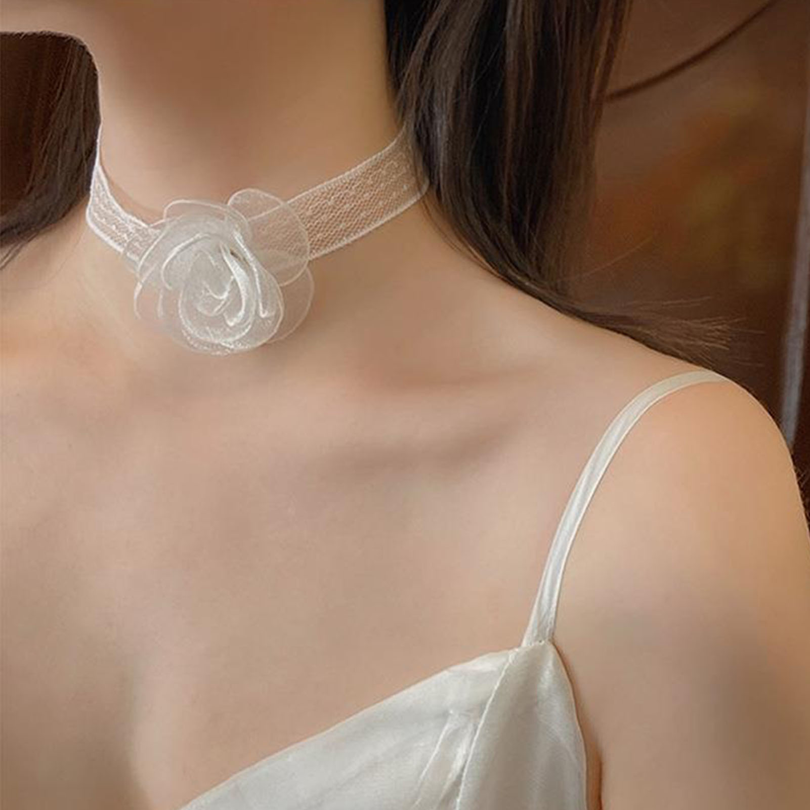 Kanten lintband met roosdecora - Lace Ribbon Trim recensie en prijs