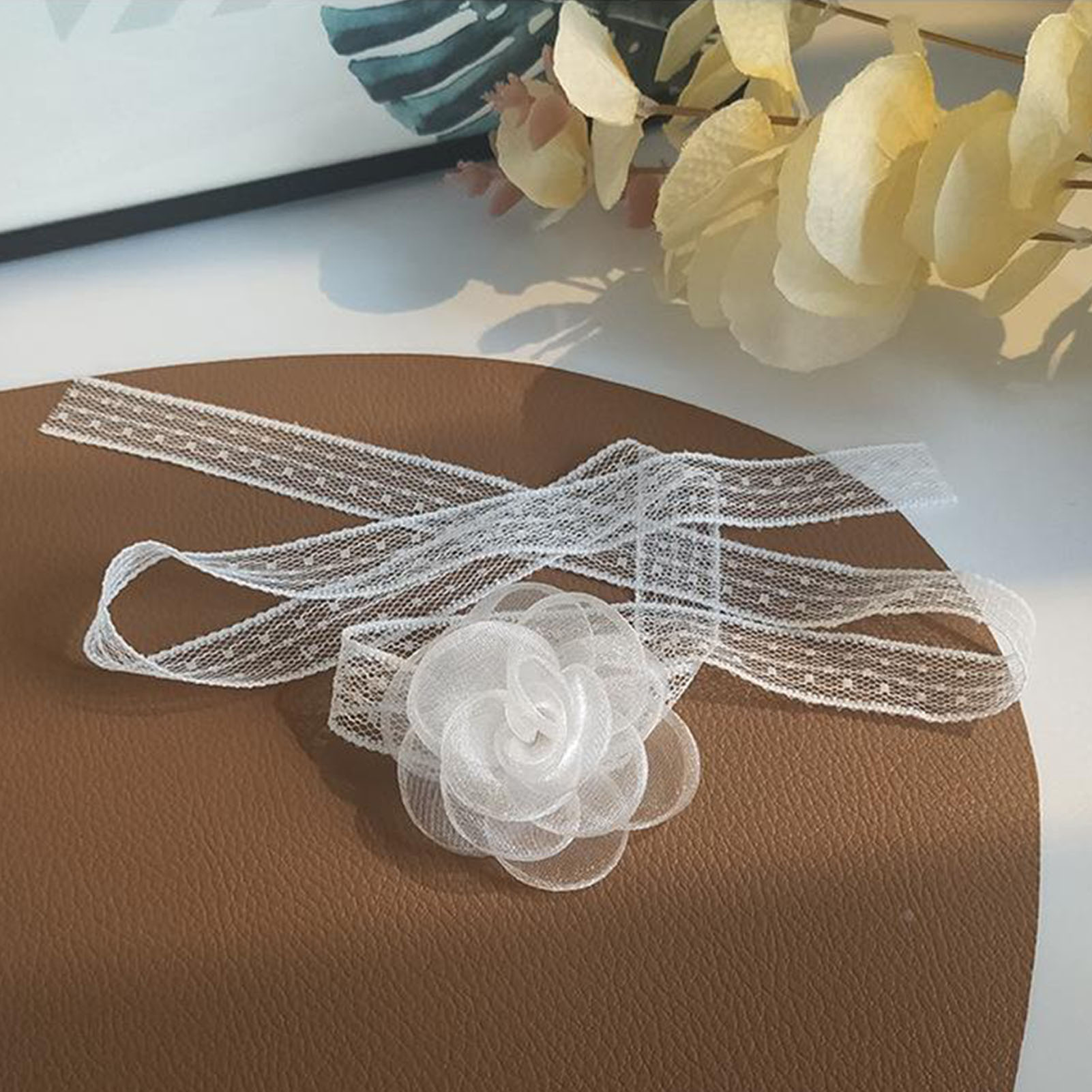 Kanten lintband met roosdecora - Lace Ribbon Trim recensie en prijs