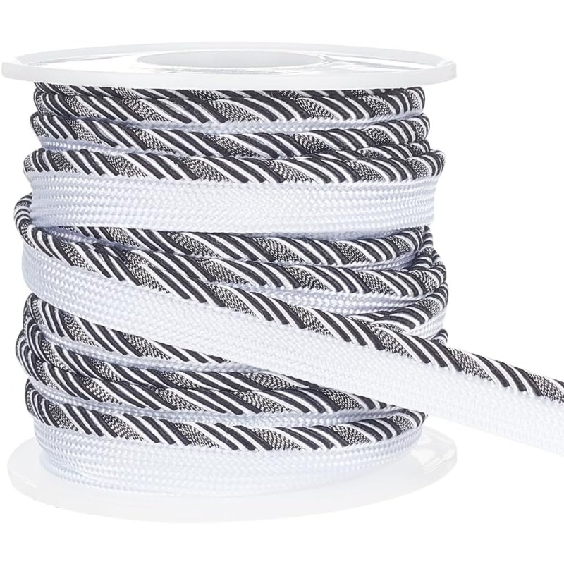 10 Yard Zwart Gedraaid Lip Cor - Cord Trim Twisted recensie en prijs