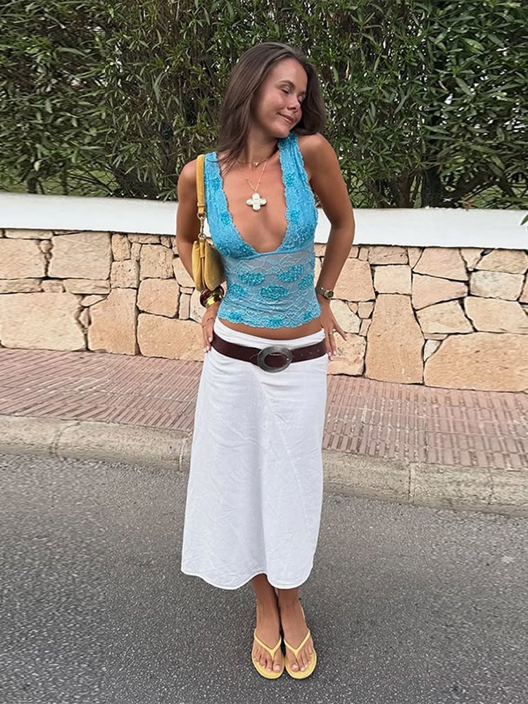 Sexy Pailletten Vest Rokken Pa - Lace Ribbon Trim recensie en prijs