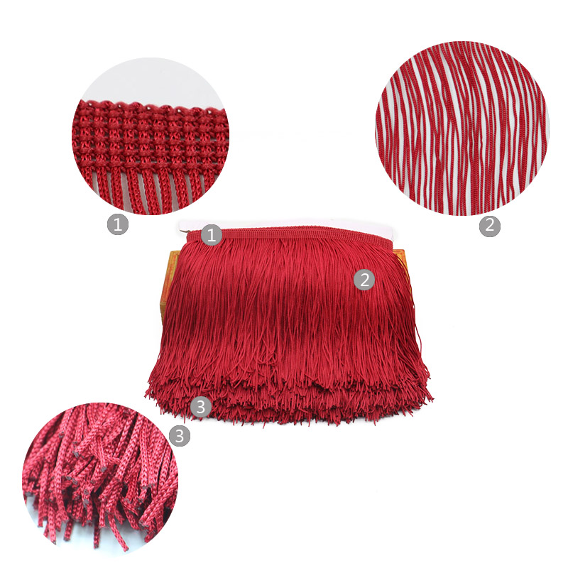 10 yards 15 cm lange kwast fra - Fringe Ribbon Sewing recensie en prijs