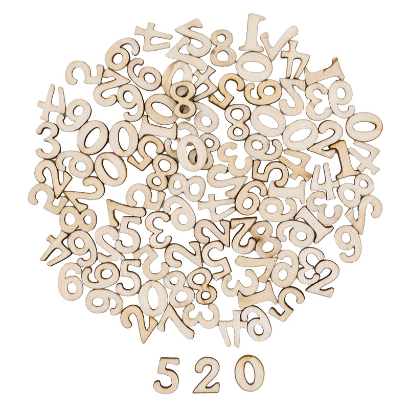 100 Stuks Letters Houten Alfab - Craft Embellishments recensie en prijs