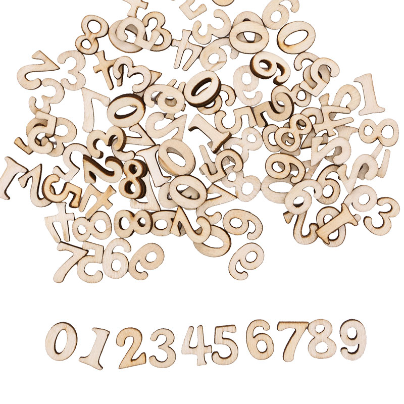 100 Stuks Letters Houten Alfab - Craft Embellishments recensie en prijs