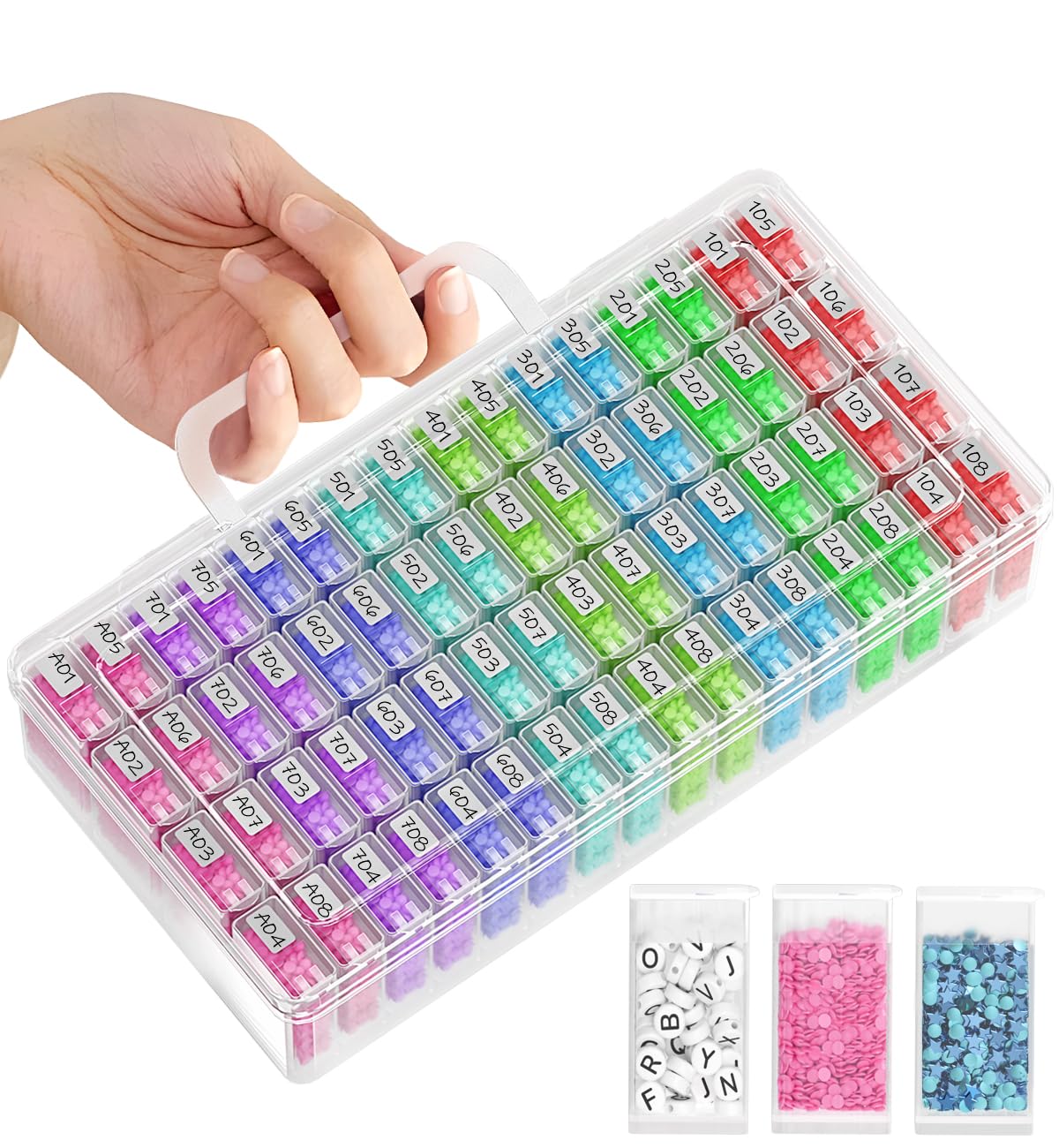 5D DIY Diamant Schilderen Gere - Craft Embellishment Storage recensie en prijs