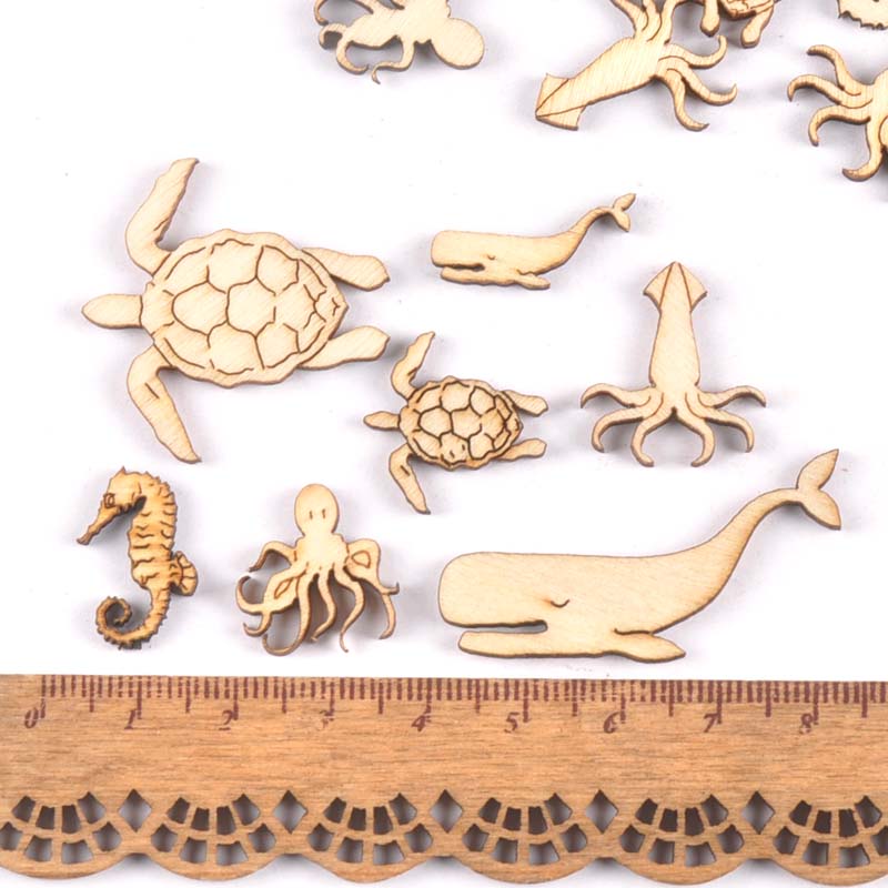 20Pcs 25-40Mm Sea Turtle/Paard - Craft Embellishments recensie en prijs