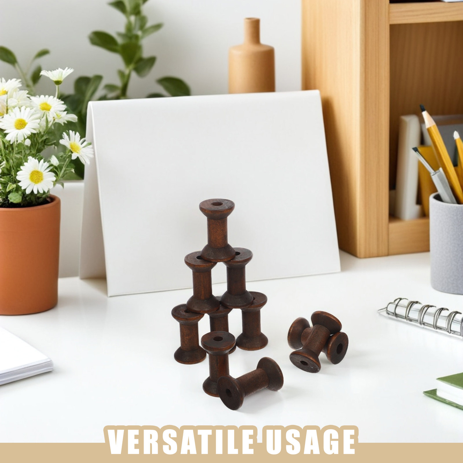 10 Stuks Vintage Houten Spoele - Organza Ribbon Spool recensie en prijs