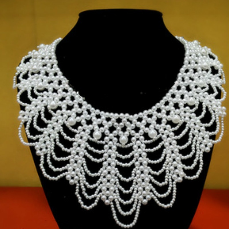 Nieuwe parel kralen kant trim  - Beaded Trim Fringe recensie en prijs