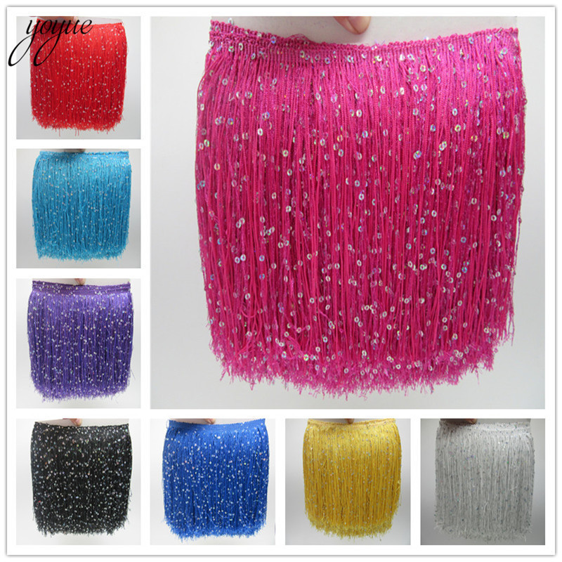 YOYUE 1Yard 20 CM Lange Polyes - Beaded Trim Fringe recensie en prijs