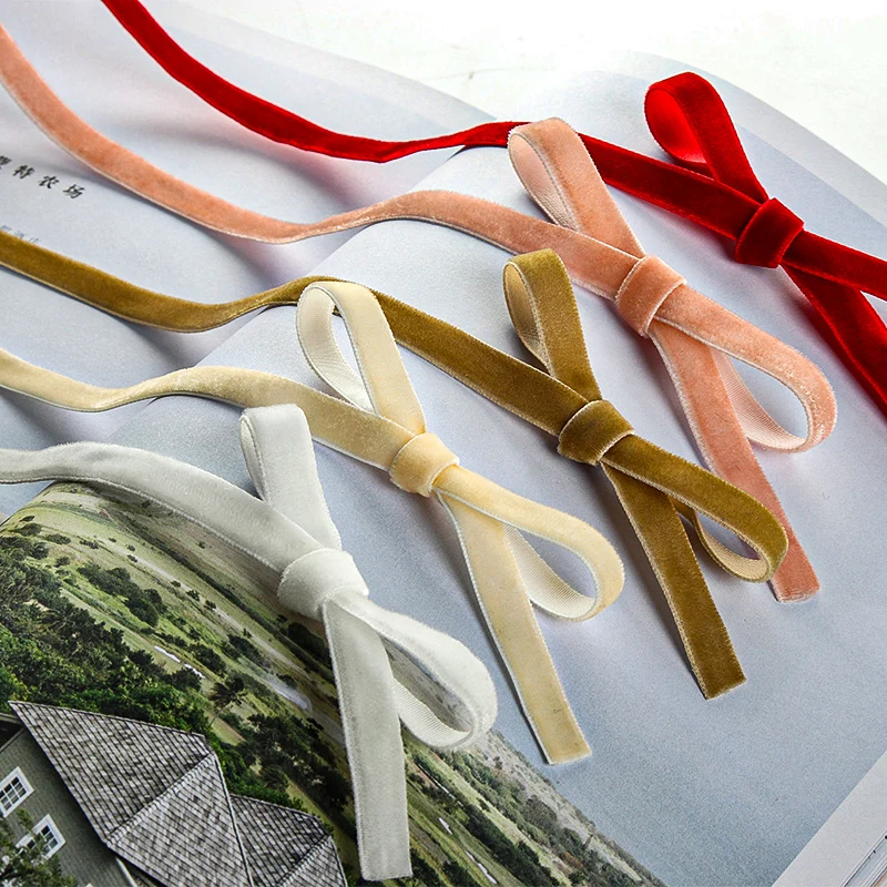 50 yards/rol fluwelen flocklin - Velvet Ribbon Roll recensie en prijs