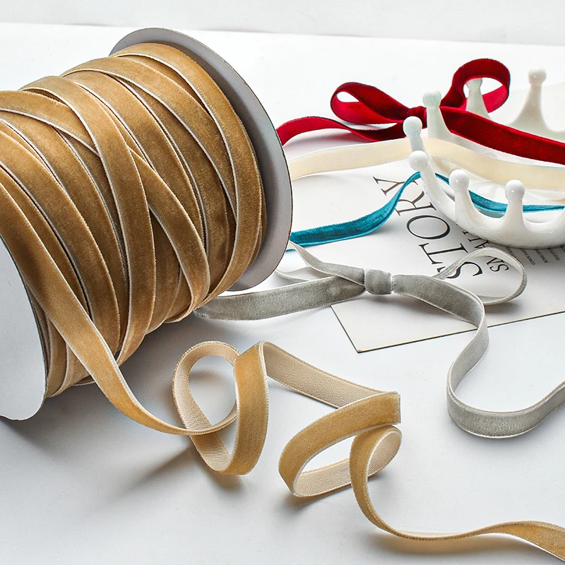 50 yards/rol fluwelen flocklin - Velvet Ribbon Roll recensie en prijs