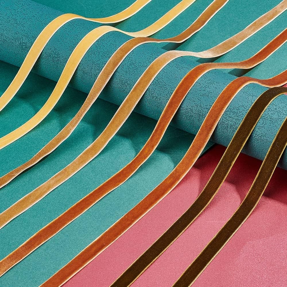 4 rollen 4 kleuren enkelzijdig - Velvet Ribbon Roll recensie en prijs