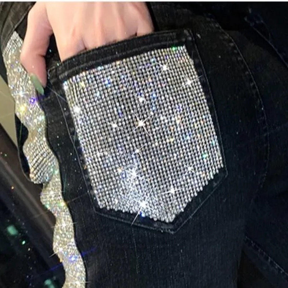 Luxe Strass Patches Jean Appli - Hotfix Rhinestone Sheet recensie en prijs