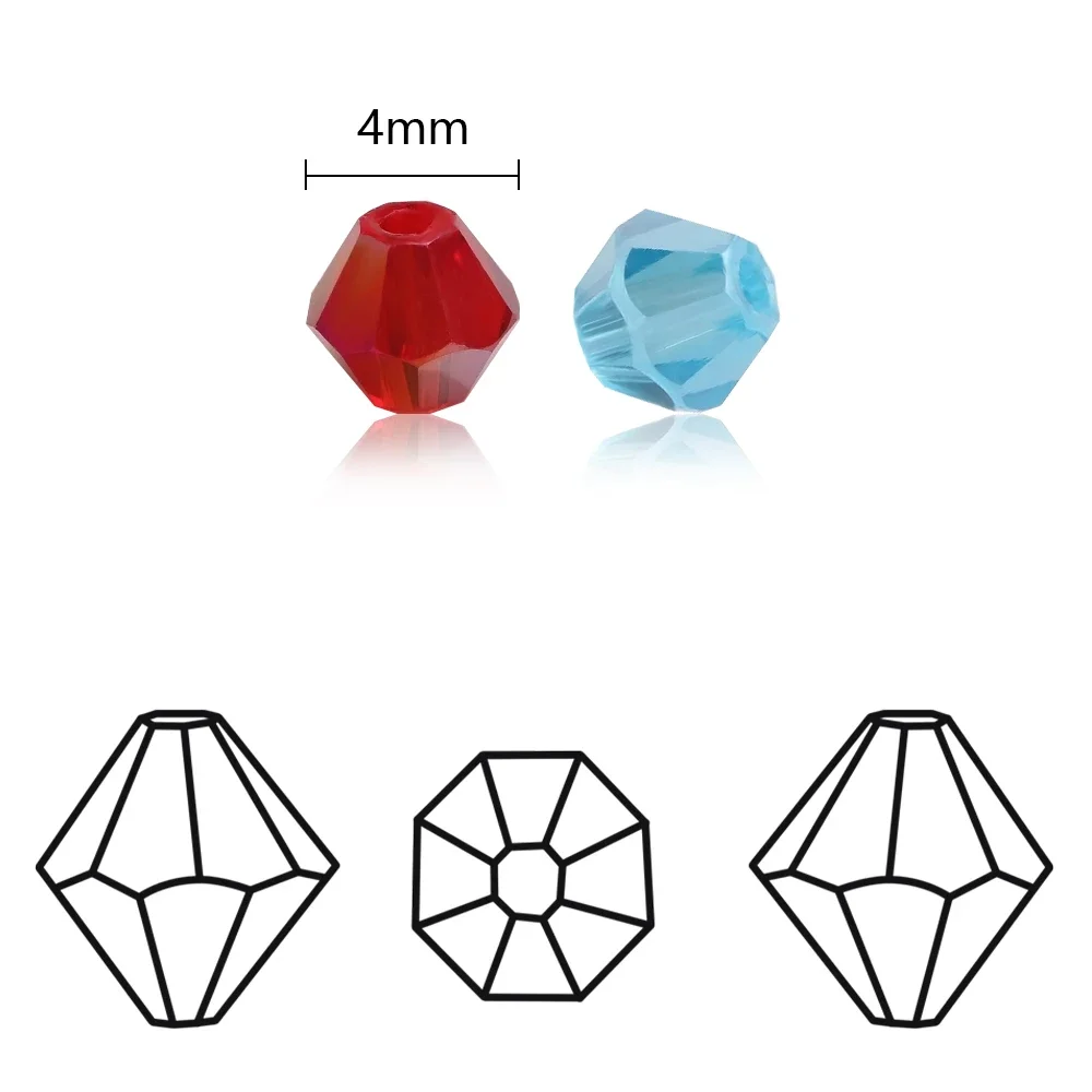 200 Stuks 4mm Bruin Facet Glas - Craft Embellishments recensie en prijs