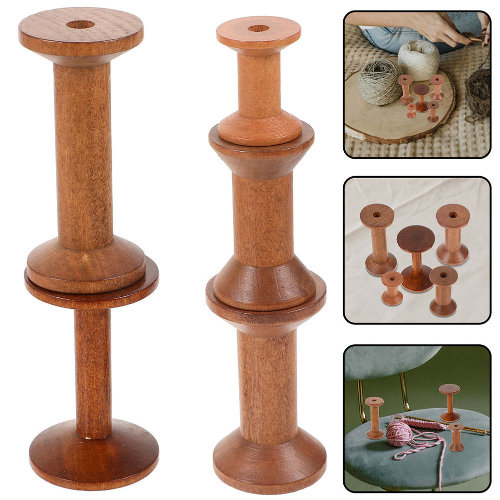 7-delige houten draadspoelen,  - Embroidery Craft recensie en prijs