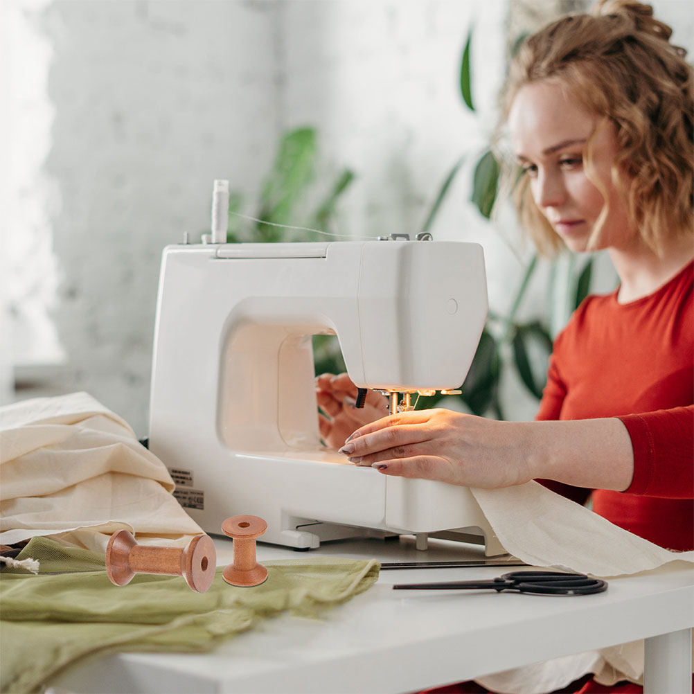 7-delige houten draadspoelen,  - Embroidery Craft recensie en prijs