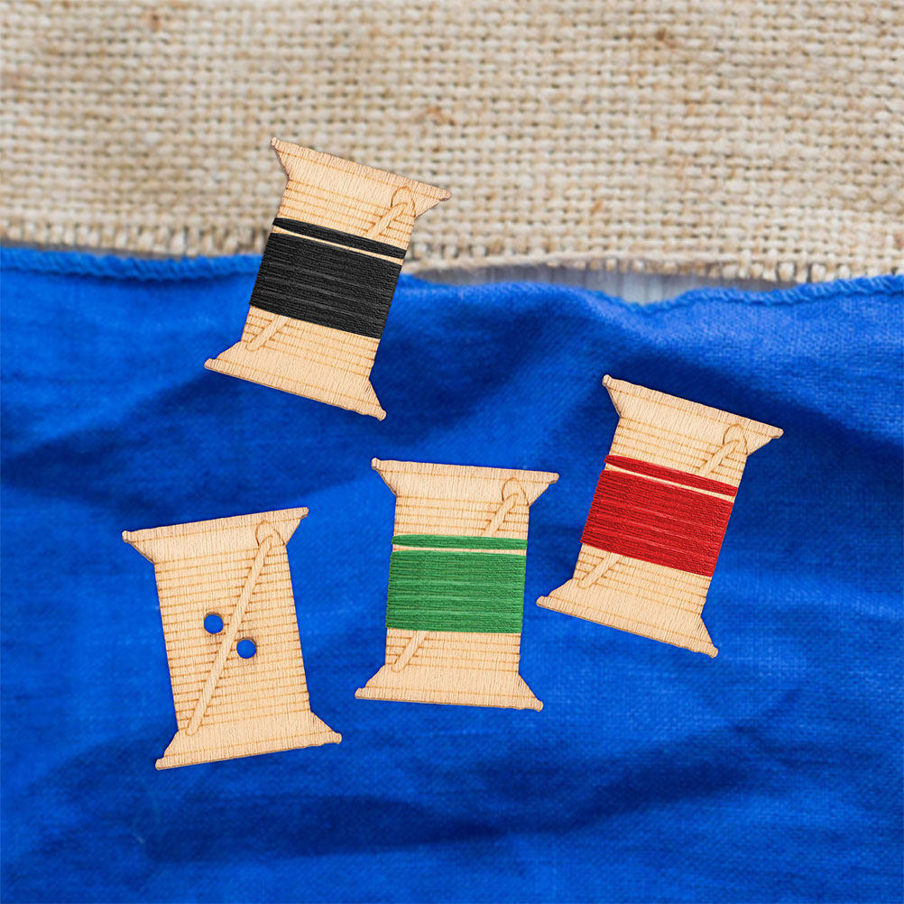 100 stuks houten borduurgaren  - Embroidery Craft recensie en prijs