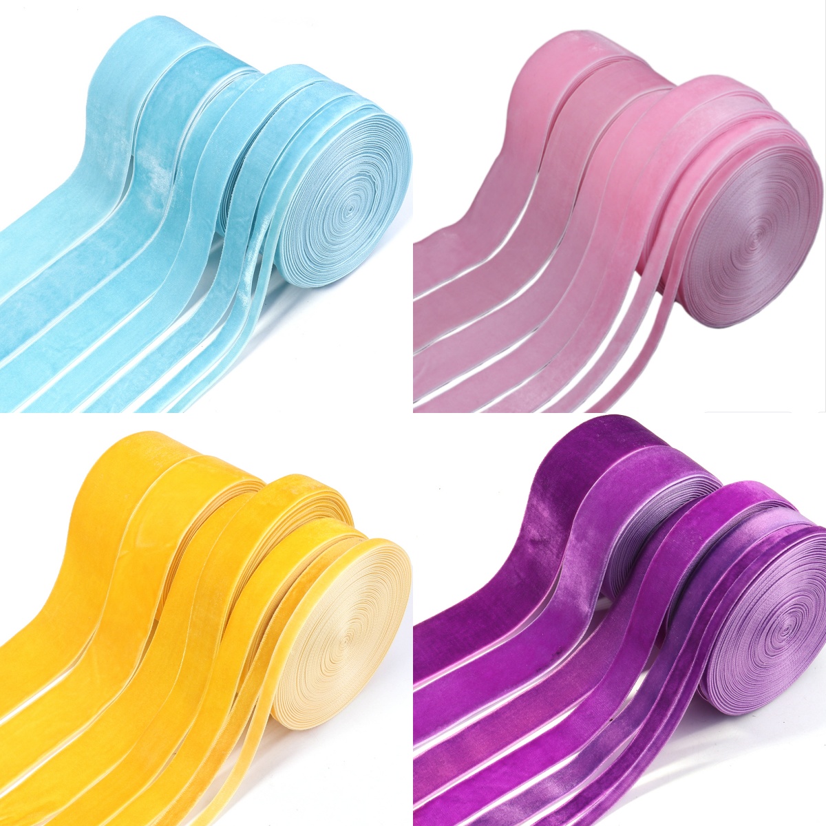 5-10 yards/roll Fluwelen Linte - Velvet Ribbon Roll recensie en prijs