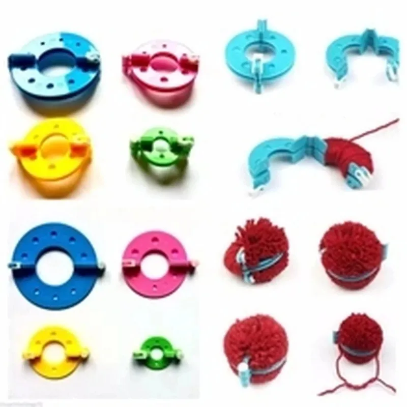 8PCS 4 Maten Pluis Bal Wever P - Pom Pom Maker Tool recensie en prijs