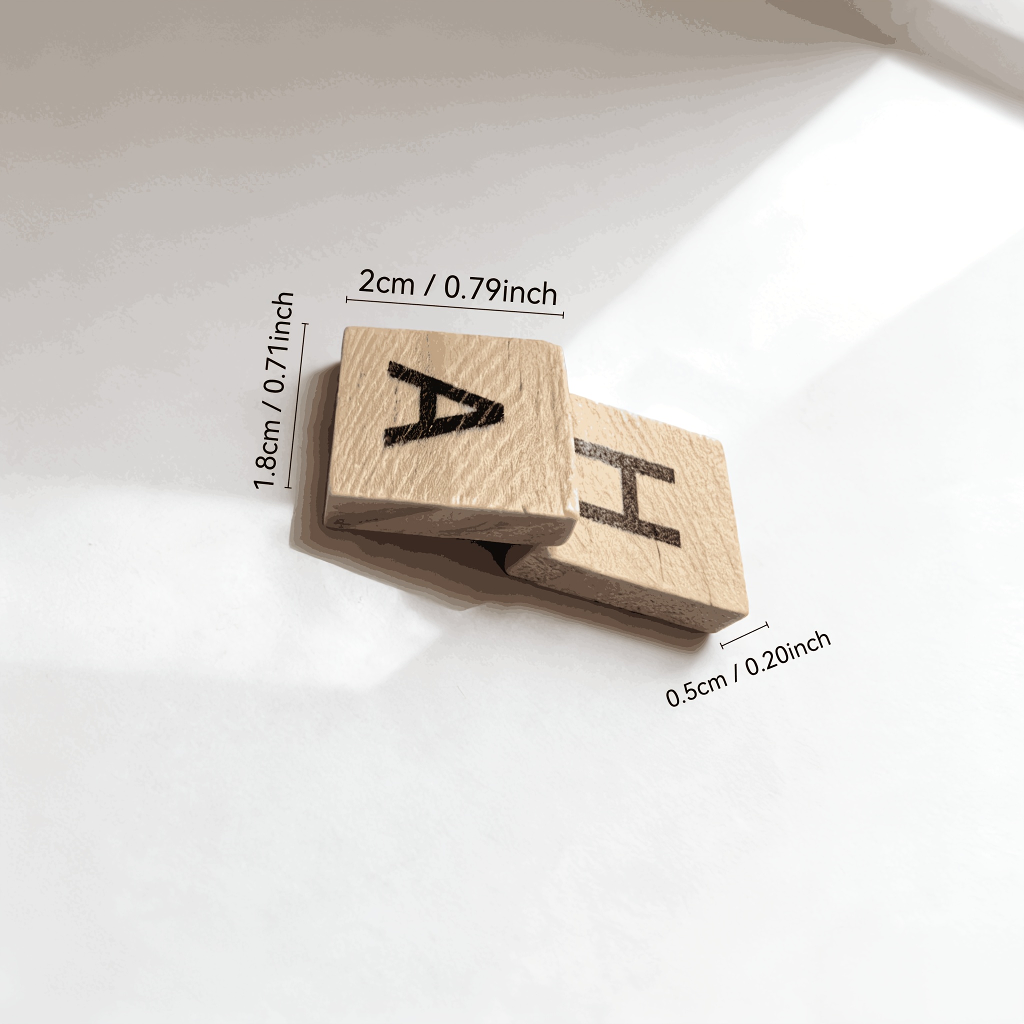100 stuks houten letterblokjes - Craft Embellishments recensie en prijs