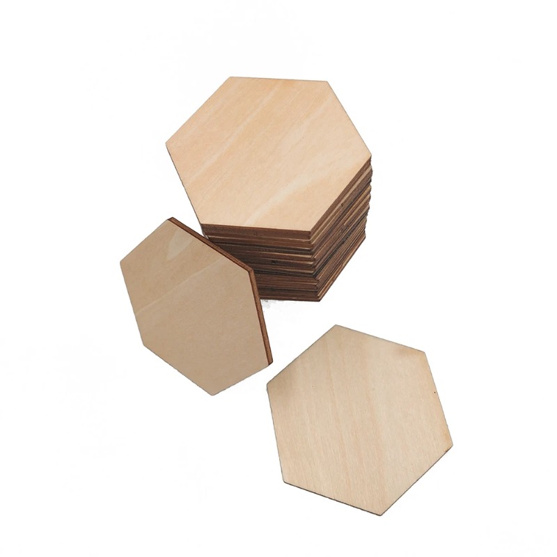 10-120mm Houten Zeshoek Blank  - Christmas Craft Embellishment recensie en prijs
