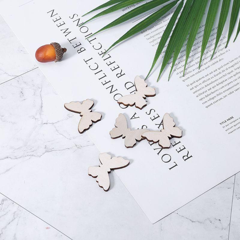 50 pc's voor vlindervorm houte - Christmas Craft Embellishment recensie en prijs