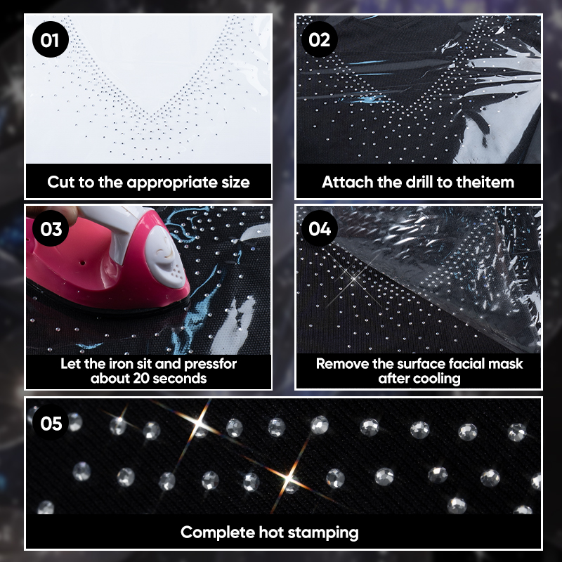 QIAO 1/2/4/6 stuks V-hals Glit - Hotfix Rhinestone Sheet recensie en prijs