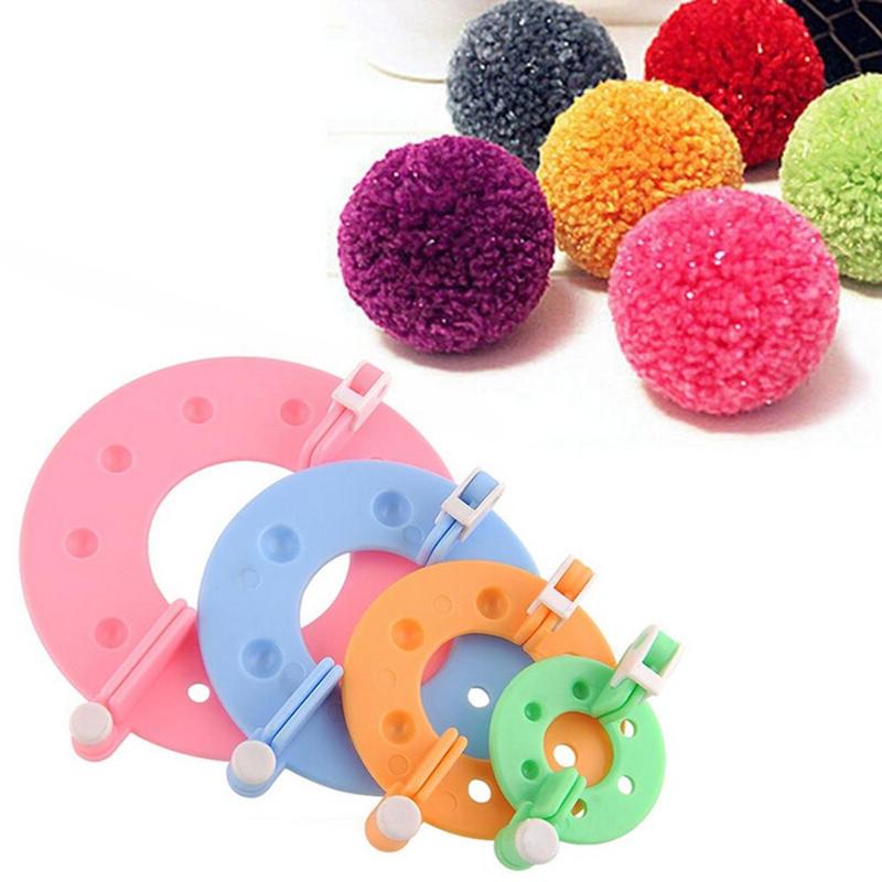 8 Stuks 4 Maten Plastic Pompom - Pom Pom Maker Tool recensie en prijs