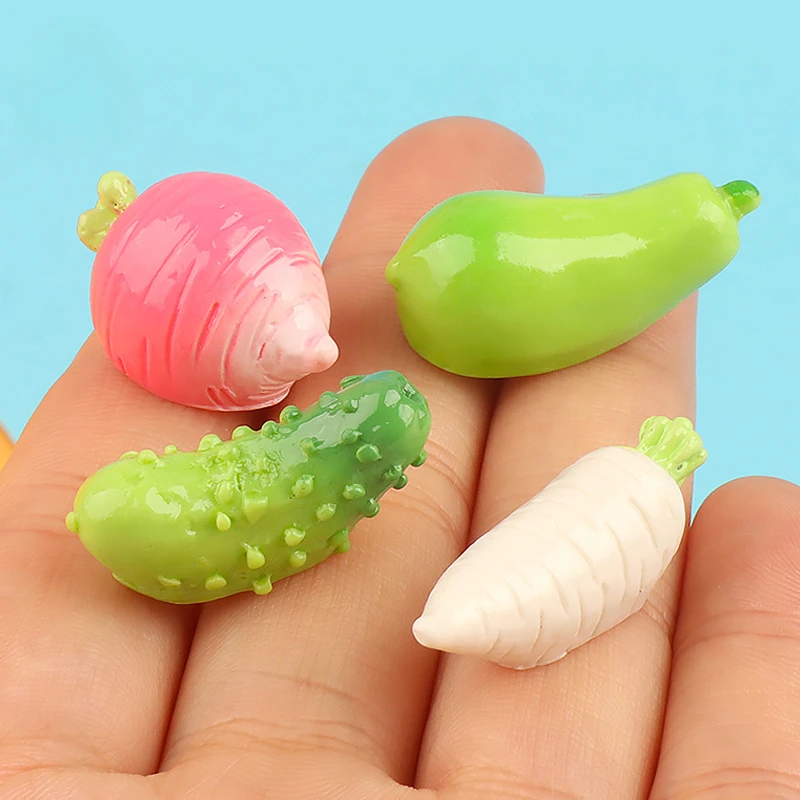 Kawaii hars mini groenten nep  - Christmas Craft Embellishment recensie en prijs